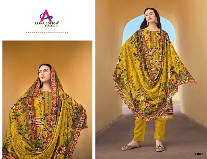 Razia Sultan Vol 44 By Apana Cotton Dress Material Wholesale Market In Surat
